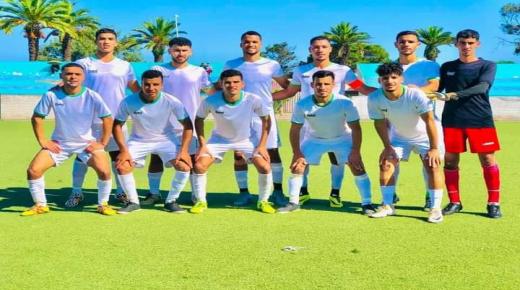 فريق نجم العونات بقيادة المدرب سعيد الرفالي يغنم بانتصار هام ضد فريق الشرف الجديدة