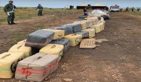 إتلاف أطنان من المخدرات والمواد الممنوعة المحجوزة من طرف المصالح الأمنية والدركية والجمركية بإقليم الجديدة