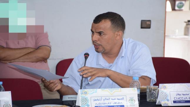 مداخلة المستشار الجماعي عبد العالي أزنكض خلال دورة المجلس الجماعي لأيت ملول تتير الجدل بين الاوساط الشعبية الملولية