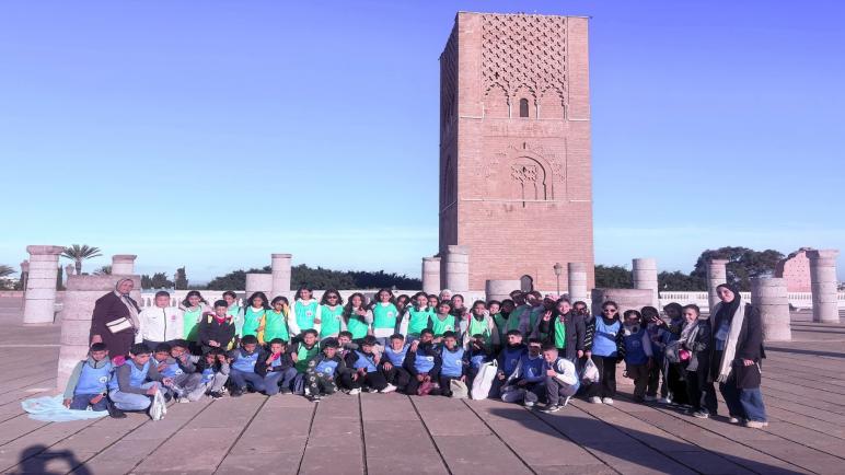 تلامذة “مجموعة مدارس الربيع بللاميمونة يستكشفون الرباط الخضراء في رحلة تربوية مميزة