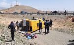 إصابات في انقلاب سيارة للنقل المدرسي بجماعة غسات بإقليم ورزازات