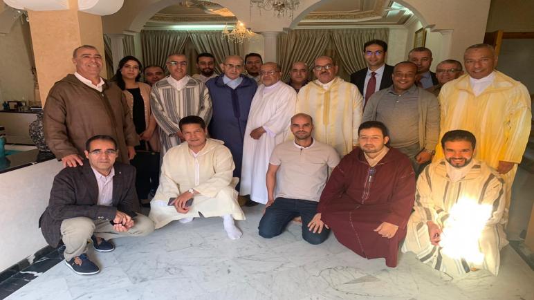 المكتب الجهوي للودادية الحسنية للقضاة بأكادير في زيارة السيد رئيس المحكمة الإبتدائية .
