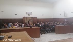 المكتب النقابي بابتدائية انزكان يجتمع ويناقش المستجدات الجديدة خاصة ما نتج بسبب فيروس كورونا.