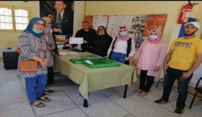 توديع و تكريم مديرة مجموعة مدارس سانية بركيك بعد استفادتها من الحركة الانتقالية..