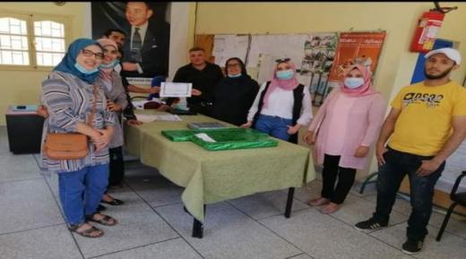 توديع و تكريم مديرة مجموعة مدارس سانية بركيك بعد استفادتها من الحركة الانتقالية..