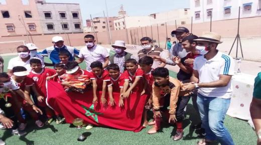 إنتهى دوري عيد العرش العلوي المجيد من تنظيم جمعية أسود الجنوب أكاليونز الجرف إنزكان