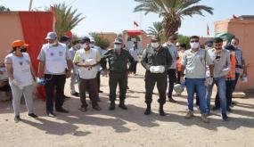 حملات تحسيسية وتوعوية داخل السوق الأسبوعي بأولاد عمران قصد إحترام مسافة الأمان (+صور)