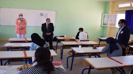 انطلاق اختبارات الامتحان الجهوي الموحد لنيل شهادة البكالوريا دورة 2020 بجهة بني ملال خنيفرة في أجواء تربوية وصحية جيدة