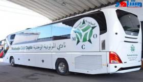 حافلة الخاصة بفريق مولودية وجدة تتعرض لحادثة سير بطنجة