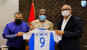 فريق اتحاد طنجة يتعاقد مع اللاعب الدولي أكس مايي ميندونغ