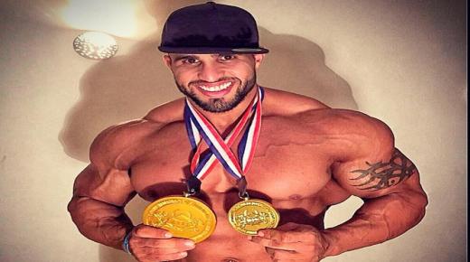 عبد العزيز جلالي أول مغربي يتوج بالذهب “مستر أولمبيا”