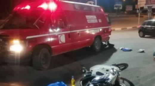 طنجة.. إصابة صاحب دراجة نارية بجروح خطيرة بسبب حادثة خطيرة