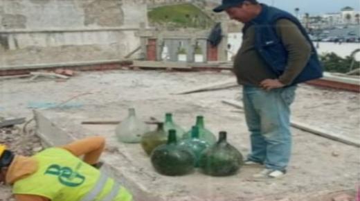 العثور على قنينات بدار الدباغ تعود إلى القرن 14 بطنجة