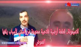 للاميمونة.. قطعة أرضية فلاحية ممنوعة من السقي لأسباب يلفها الغموض