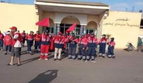 عمال النظافة بسيدي بنور يعودون إلى الإضراب احتجاجا على تأخر صرف أجورهم