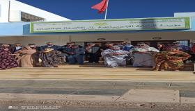 النادي الملكي للطيران بمراكش والمجلس الجماعي طنطان وعمالة طنطان في زيارة لبعض المرافق الإجتماعية.