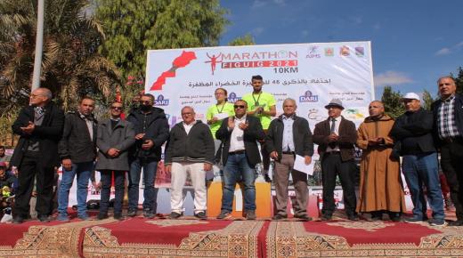 العلام والردادوي يتوجان بأول دورة من ماراطون فجيج الدولي على سباق 10 كيلومترات