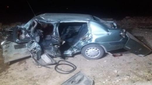 طريق الموت وقوع حادثة سير مورعة راح ضحيتها سائق سيارة للنقل السري