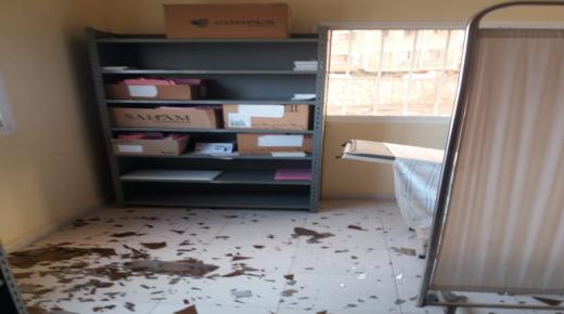 المركز الصحي بالشهداء يتعرض للتخريب امام صمت الجهات الأمنية