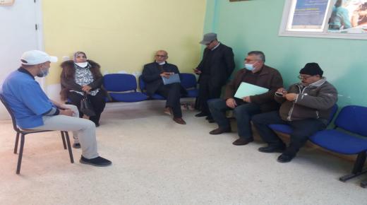 لجنة مختصة تقوم بزيارة المراكز الصحية الثلاث بالقليعة لتحديد الحاجيات لإعادة تأهيلها