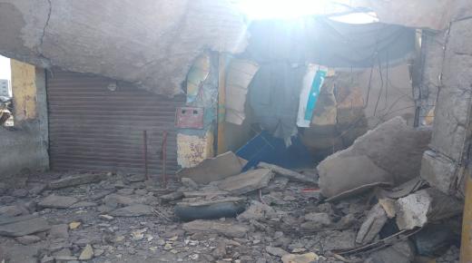 الزمامرة: إصابة حلاق بكسور خطيرة اثر انهيار سقف دكان بشارع الجيش الملكي “التران”