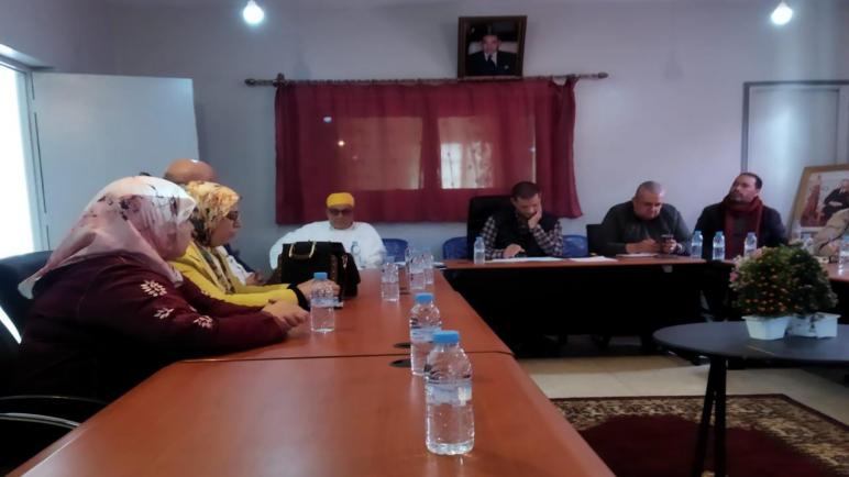 جماعة أولاد عمران إقليم سيدي بنور تعقد لقاء إخباري تشاوري حول برنامج عمل الجماعة
