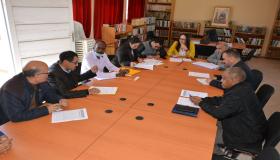 الإعداد لمشروع تحسيسي بمرض السرطان بأيت ملول، محور إجتماع بالجماعة