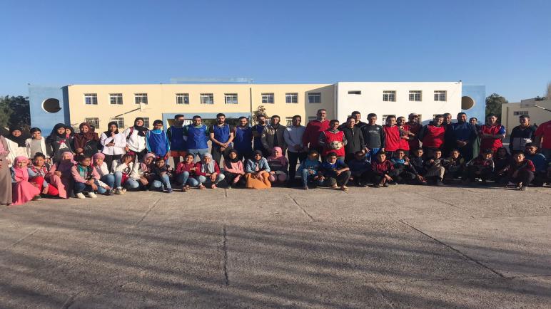 المجتمع المدرسي بثانوية مولاي اسماعيل الاعدادية بجماعة الجابرية يلتئم في إفطار جماعي على شرف التلميذات والتلاميذ