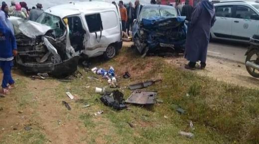 حادثة سير خطيرة تخلف 13 جريحا إصاباتهم بليغة ضواحي سيدي إسماعيل