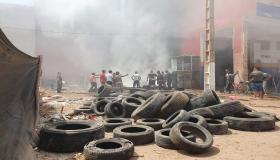 أيت ملول: سلطات أركانة تتدخل لإخماد حريق باحد المحلات المخصصة لاصلاح العجلات المطاطية