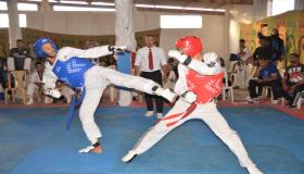 جمعية بن كمود للتنمية والتعاون تنظم دوري الصداقة للتكواندو تحت إشراف عصبة سوس بمركب السيوسيو الثقافي والرياضي جماعة سيدي بيبي بإقليم اشتوكة أيت باها