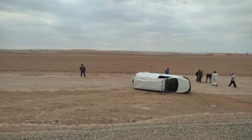 وقوع حادثة سير متفاوتة الخطورة بين طريق رابطة بمدينة الشماعية واليوسفية …