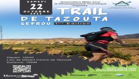 بلاغ صحفي ترايل “طازوتة صفرو” في دورته الأولى بمضمار بيئي وسيّاحة قروية يوم السبت 22 أكتوبر 2022