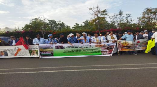 قدماء المحاربين العسكريين المتقاعدين يعتصمون بالرباط مطالبين بتحسين أوضاعهم المعيشية