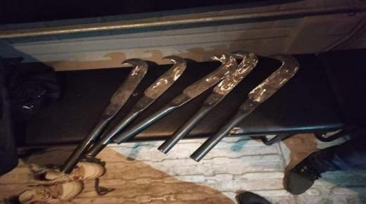 توقيف طالب جامعي محمل بأسلحة بيضاء بتزنيت