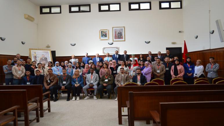 الإفتتاح الرسمي لبرنامج اوراش بالمحكمة الإبتدائية انزكان من طرف الجمعية المغربية للمرأة العاملة بأيت ملول