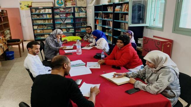 الجمعية المغربية للتربية والطفولة تطلق برنامج تهيئة فضاءات البنية التحتية داخل الثانوية التأهيلية عبد الله الشفشاوني