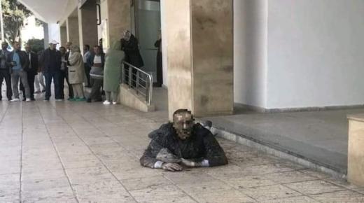 مواطن يحرق جسمه أمام إدارة في الرباط