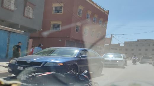 سيارة تابعة لاحدى الجماعات بإقليم اشتوكة ايت باها كادت أن تنهي حياة أحد المواطنين بحي بنعفر بالقليعة