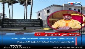 أول طائرة مغربية تصل مطار الدارالبيضاء قادمة من السودان