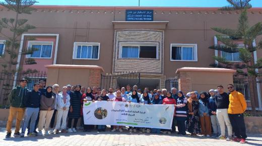 المدير الجهوي والمدير الإقليمي لقطاع الشباب في زيارة تفقدية لمركز التدريب الوطني لأطر المخيمات بتزنيت