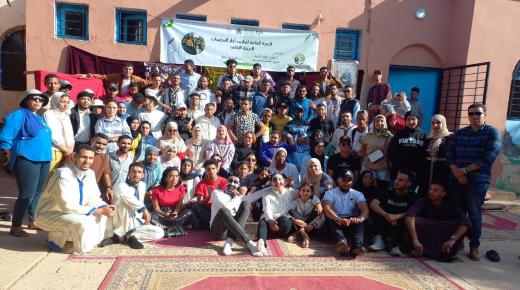 الحفل الختامي للتدريب أطر المخيمات الدرجة الأولى بمركز دار الطالب أولاد دحو بجهة سوس ماسة