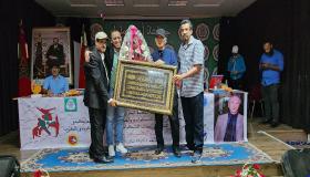 حفل تكريم الخبير الدولي في الرياضيات الحربية محمد خان يونغ بمدينة أيت ملول