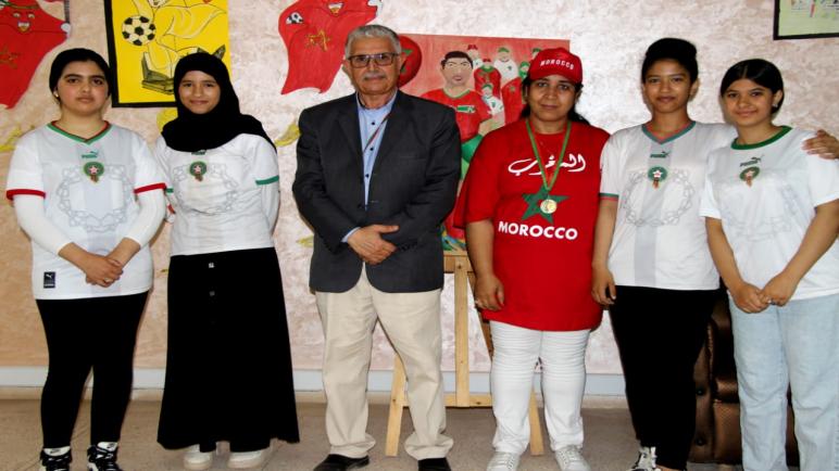 ثانوية المستقبل الإعدادية: معرض فني تحت عنوان “المغرب يصنع الحدث في كأس العالم قطر 2022”