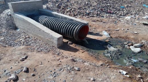 التلوث البيئي يجتاح ضفة وادي سوس بايت ملول والجهات المعنية هي المعنية