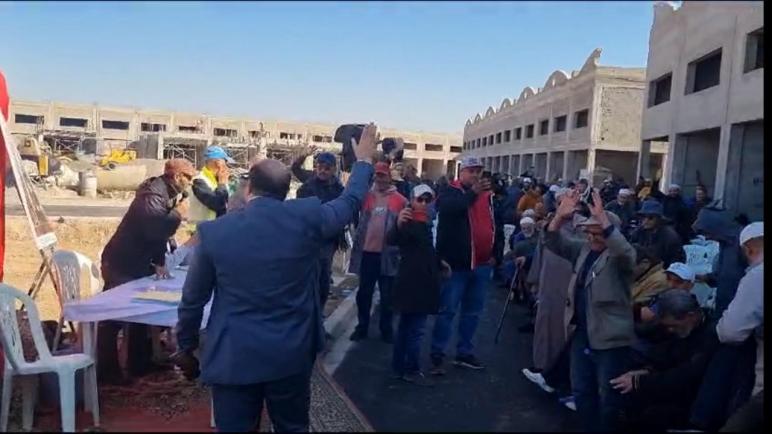 السلطات بعمالة انزكان ايت ملول تشرف على اكبر عملية ترحيل لتجار المتلاشيات إلى فضاء منظم بهدوء وذكاء