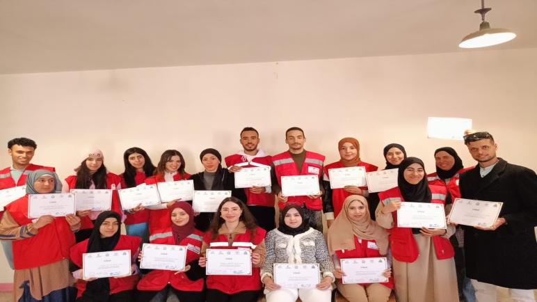 8 مارس بنكهة التطوع لدى نون النسوة بالهلال الأحمر المغربي ببني ملال