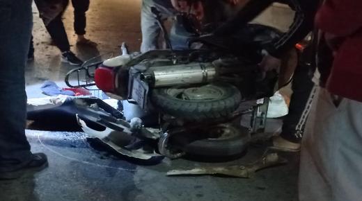 غياب الإنارة العمومية يتسبب في حادث دراجة نارية لشخص من ذوي الاحتياجات الخاصة