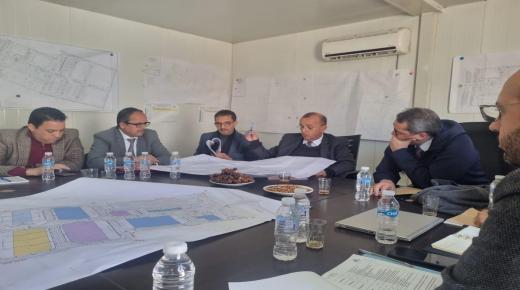 عمالة إنزكان أيت ملول زيارة ميدانية لتفقد نسبة تقدم أشغال مشروع المنطقة اللوجيستيكية القليعةو دعوة لتسريع وتيرة الأشغال واستكمال المشروع في اقرب الآجال.