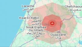 “هزة أرضية قوية تضرب مدن المغرب من بينها مدينة القصر الكبير وتثير حالة من القلق بين السكان”
